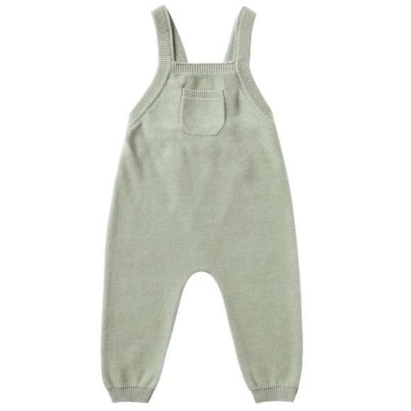 Quincy Mae Other - Quincy Mae Sage Overalls 6-12 month organic cotton
